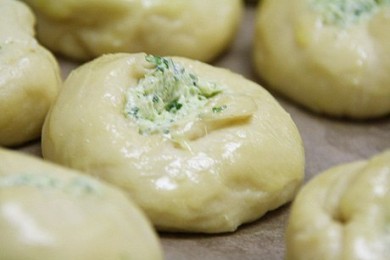 Чесночные булочки - приготовление