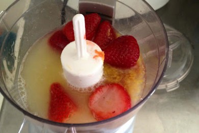 Клубнично-лимонное печенье - приготовление