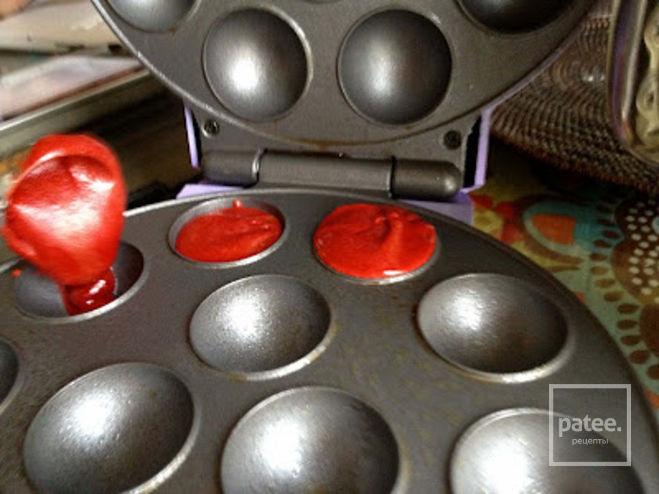 Красные мини-пирожные брауни - Шаг 8