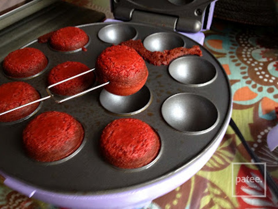 Красные мини-пирожные брауни - Шаг 9