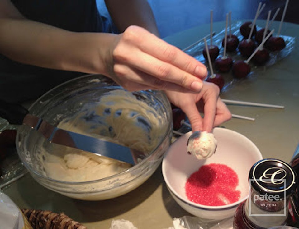 Красные мини-пирожные брауни - Шаг 14