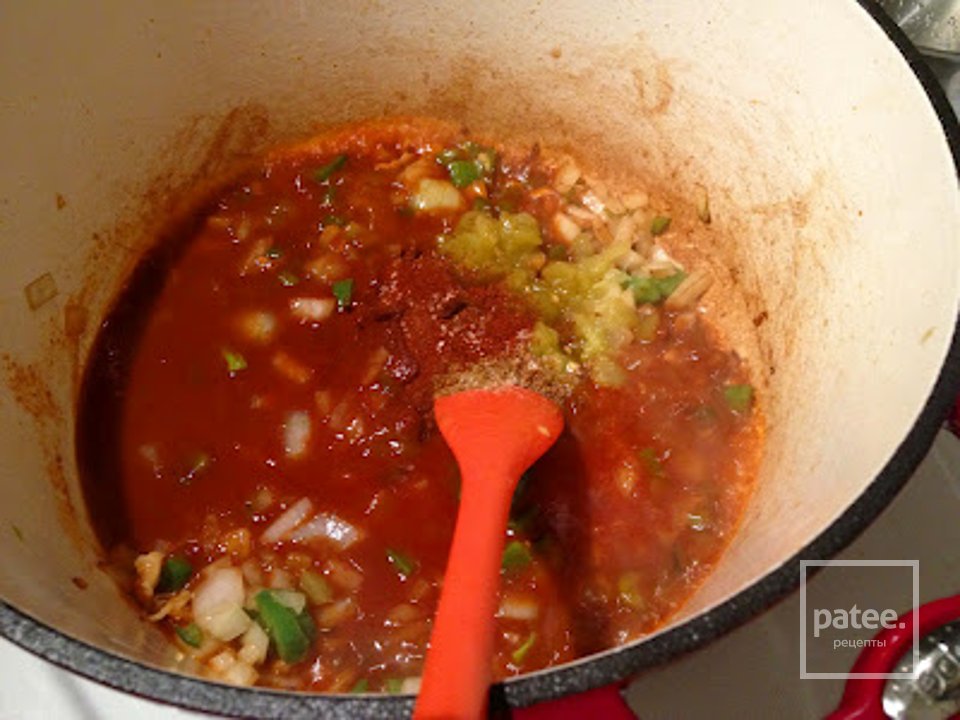 Курица с пастой и соусом энчилада - Шаг 7