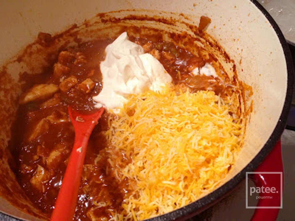 Курица с пастой и соусом энчилада - Шаг 9