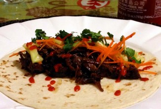 Тако с говядиной по-корейски в мультиварке