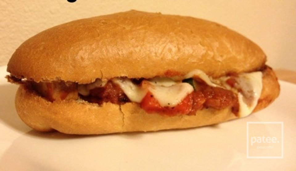 Бутерброды с колбасой и овощами - Шаг 8