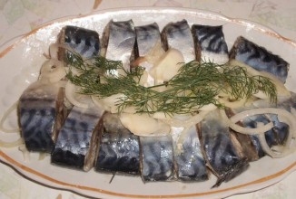 Соленая скумбрия