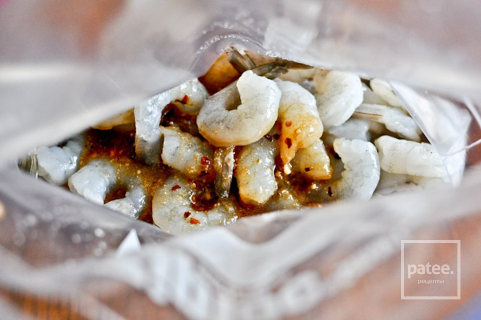 Креветки с пастой и пармезаном - Шаг 2