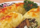 Голубцы с грибами и яйцами