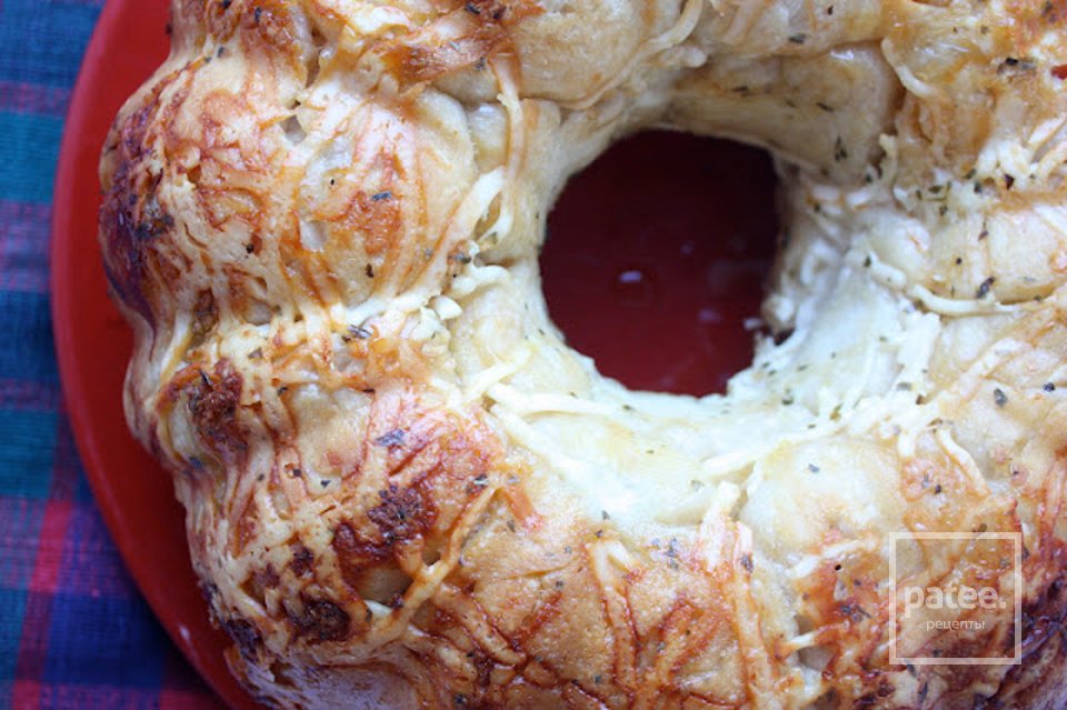 Хлеб с сыром и колбасой - Шаг 7