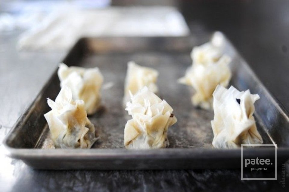 Конвертики с грибами - Шаг 8