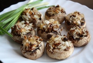 Фаршированные шампиньоны