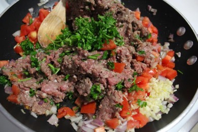 Фаршированный болгарский перец - приготовление