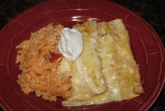 Энчилада с курицей