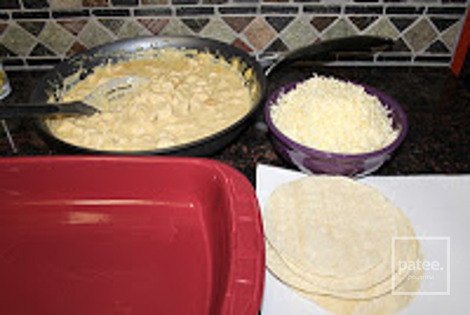 Энчилада с курицей - Шаг 5