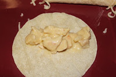 Энчилада с курицей - приготовление