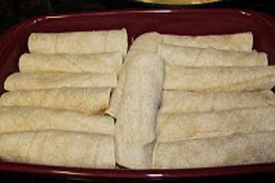 Энчилада с курицей - приготовление