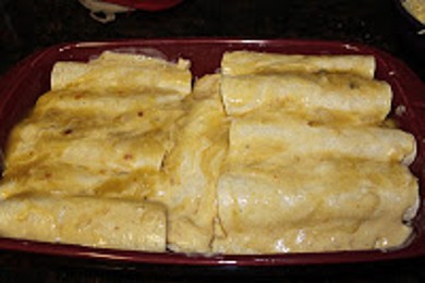 Энчилада с курицей - приготовление