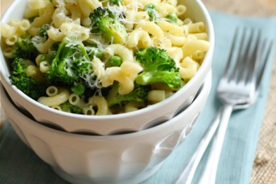 Паста с брокколи и зеленым горошком - приготовление