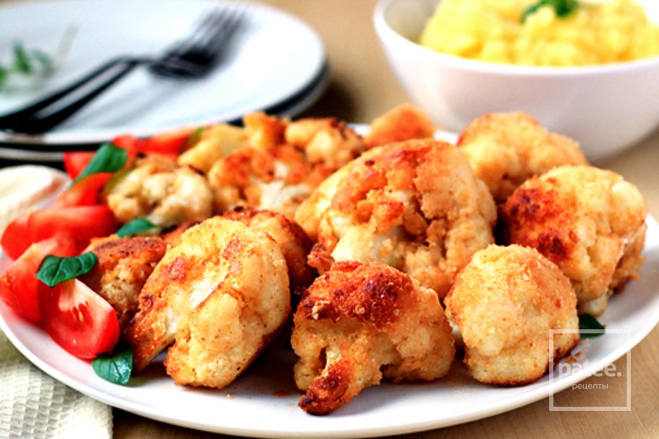 Цветная капуста, поджаренная в сухариках - Шаг 10