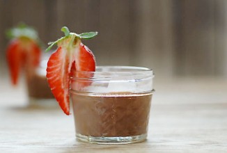 Легкий шоколадный пудинг