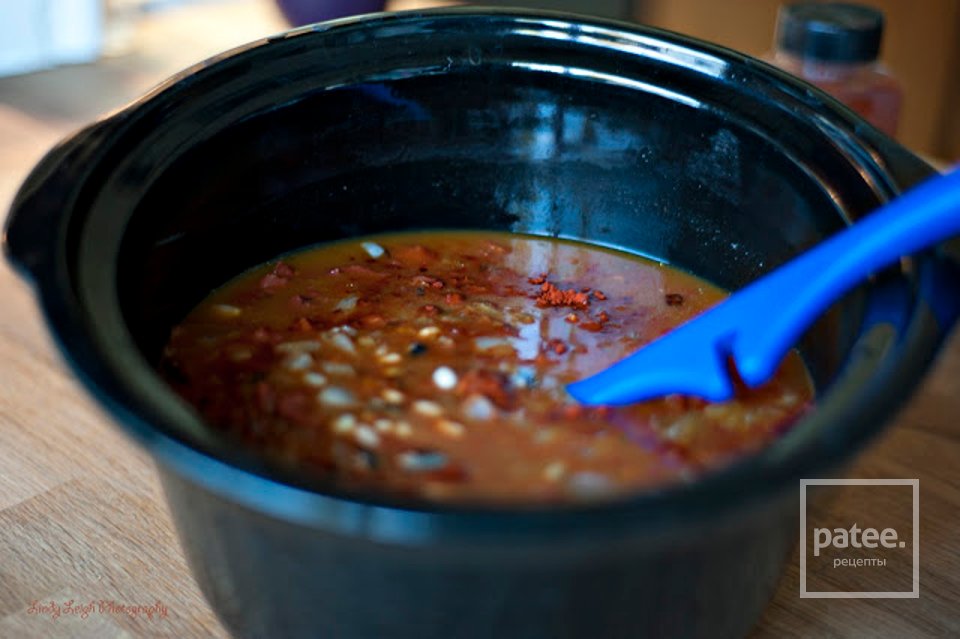 Вегетарианский суп с фасолью - Шаг 9