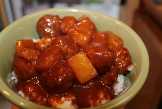 Мясные шарики в кленовом сиропе