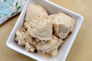 Низкокалорийное банановое мороженое с арахисовым маслом - приготовление