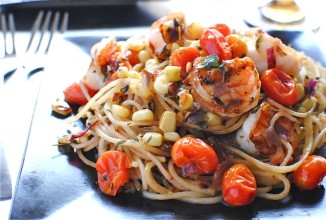 Паста с креветками