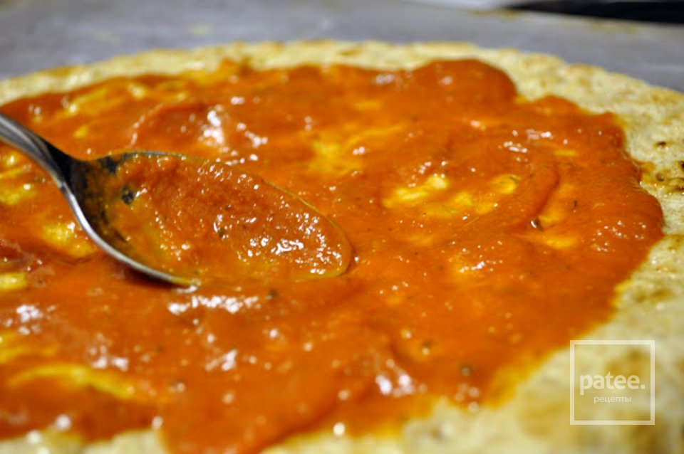 Пицца с сыром фета и шпинатом - Шаг 3