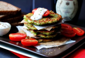 Оладьи из брокколи