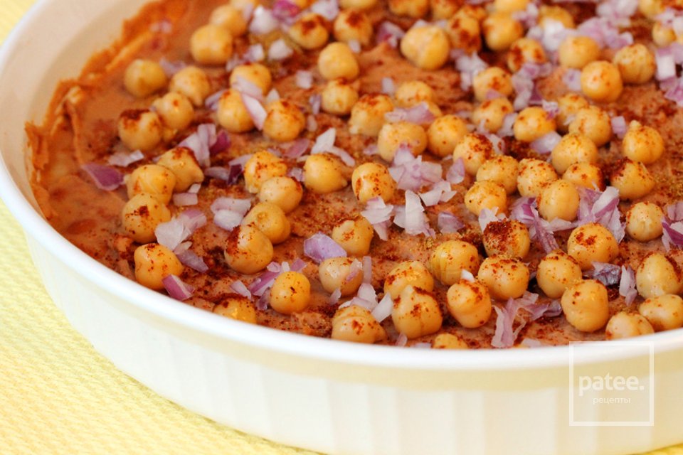 Салат с фасолью, нутом и овощами - Шаг 4