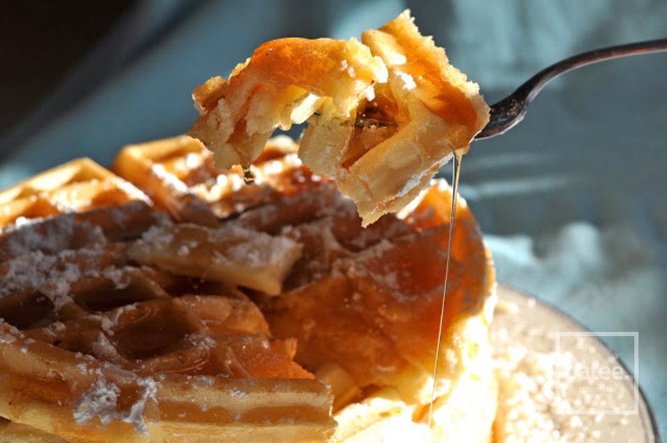 Ванильные вафли к завтраку - Шаг 8