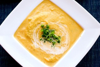 Тыквенный суп с перцем халапеньо