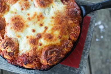 Рецепт Пицца-хлеб с колбасой и сыром