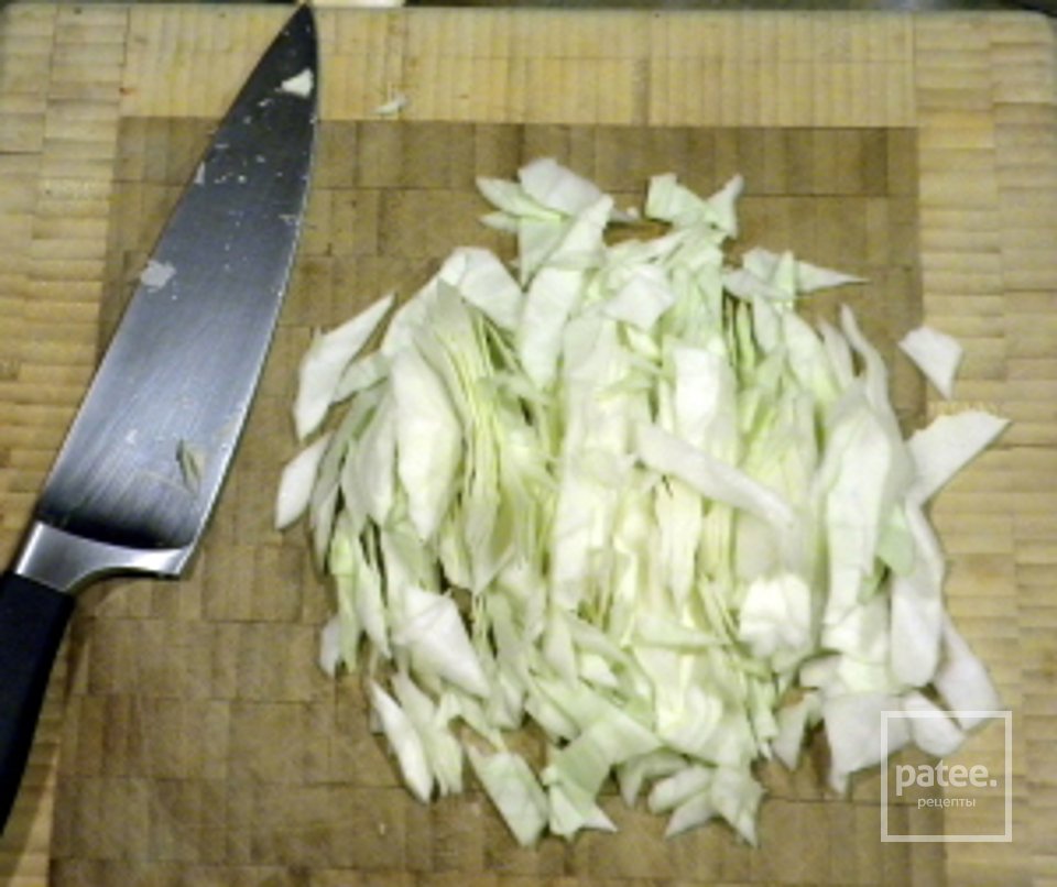 Тако с фасолью и капустой - Шаг 2