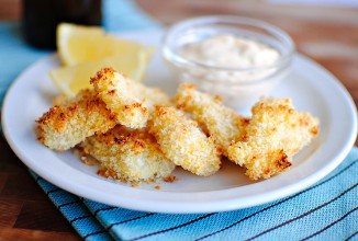 Хрустящие рыбные кубики