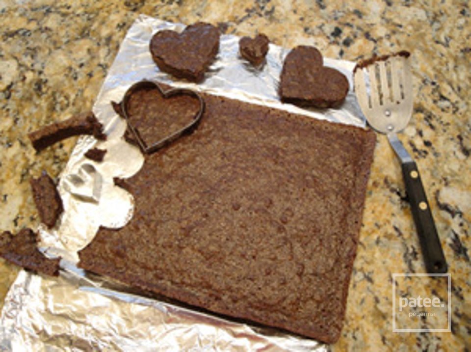 Шоколадные сердечки с клюквенным кремом - Шаг 12