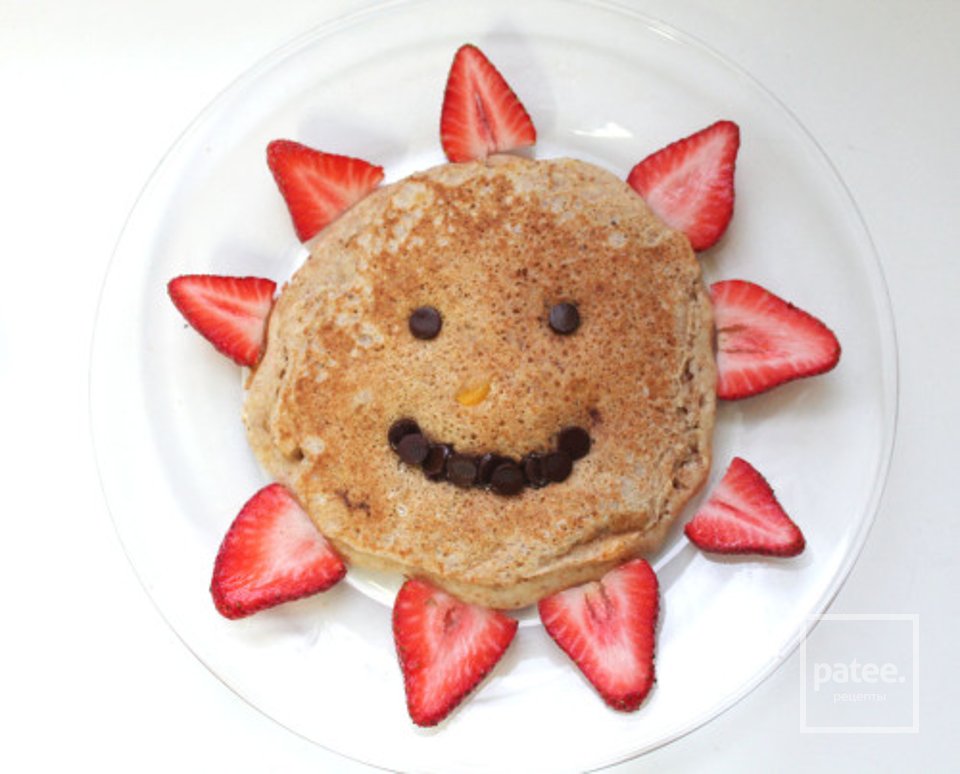 Ванильные блины с персиками - Шаг 8