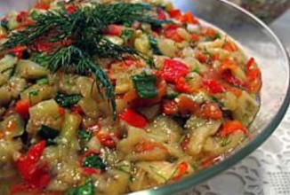 Салат из запеченных овощей