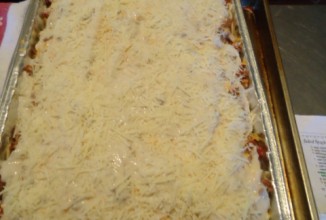 Запеканка из спагетти с овощами