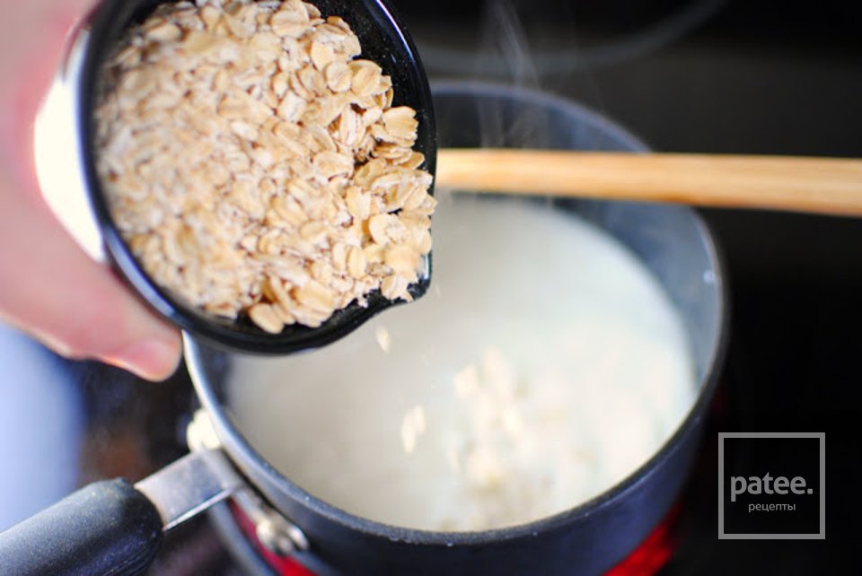 Овсянка с нутеллой и бананом - Шаг 2
