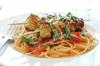 Куриный шашлык по-итальянски - приготовление