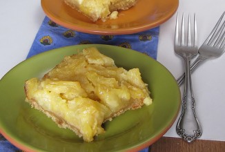 Ананасовый пирог на оливковом масле