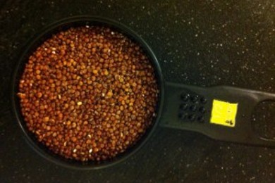 "Мексиканское конфетти" (салат из крупы квиноя) - приготовление