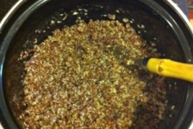 "Мексиканское конфетти" (салат из крупы квиноя) - приготовление