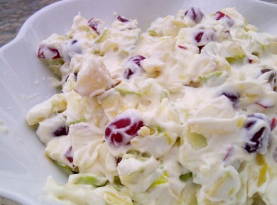 Рецепт Зимний фруктовый салат