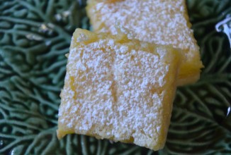 Лимонные батончики с кокосовой стружкой