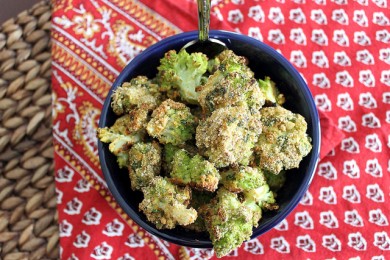 Запечённая брокколи - приготовление