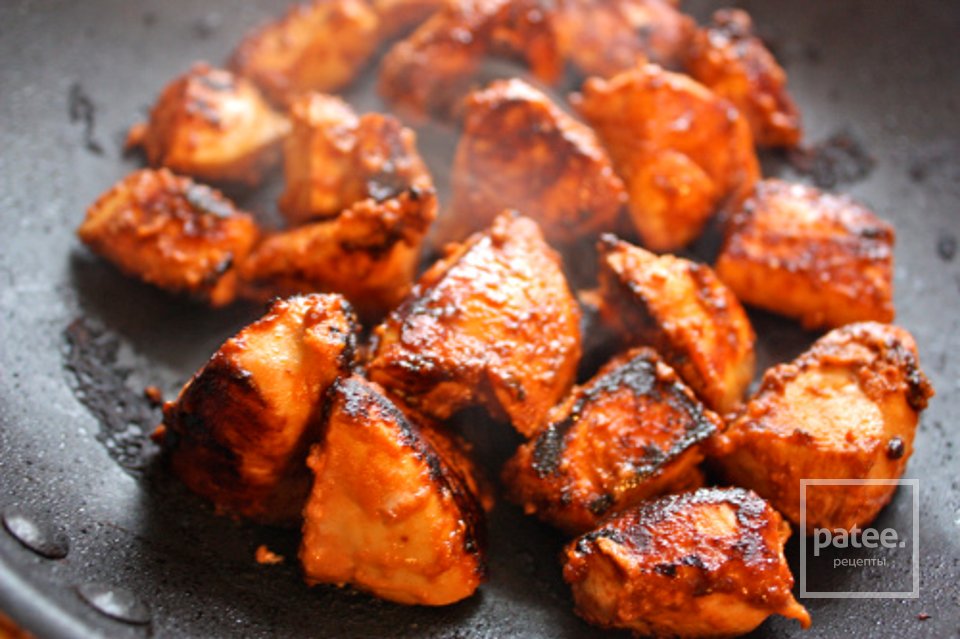 Жареная курица в ананасовом йогурте - Шаг 5