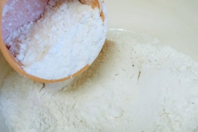 Мраморный шоколадно-банановый пирог - приготовление